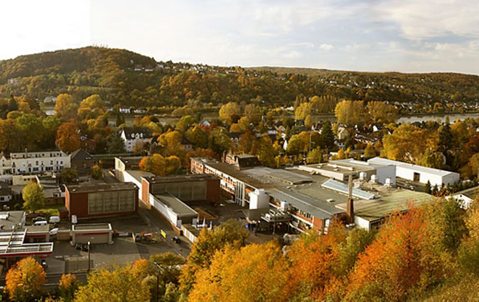 Blick auf das Areal der Firma Rabenhorst