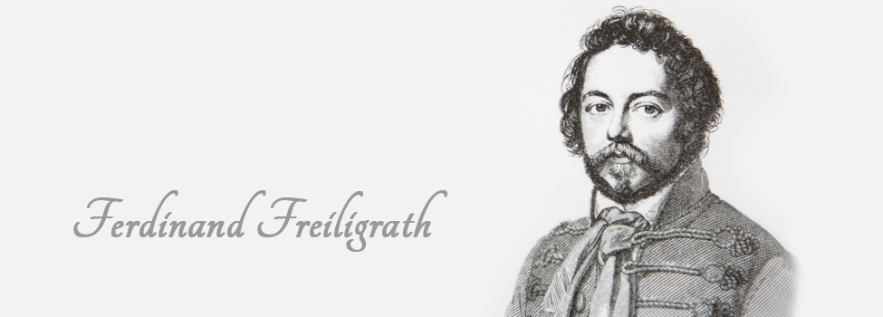 Zeichnung von Ferdinand Freiligrath