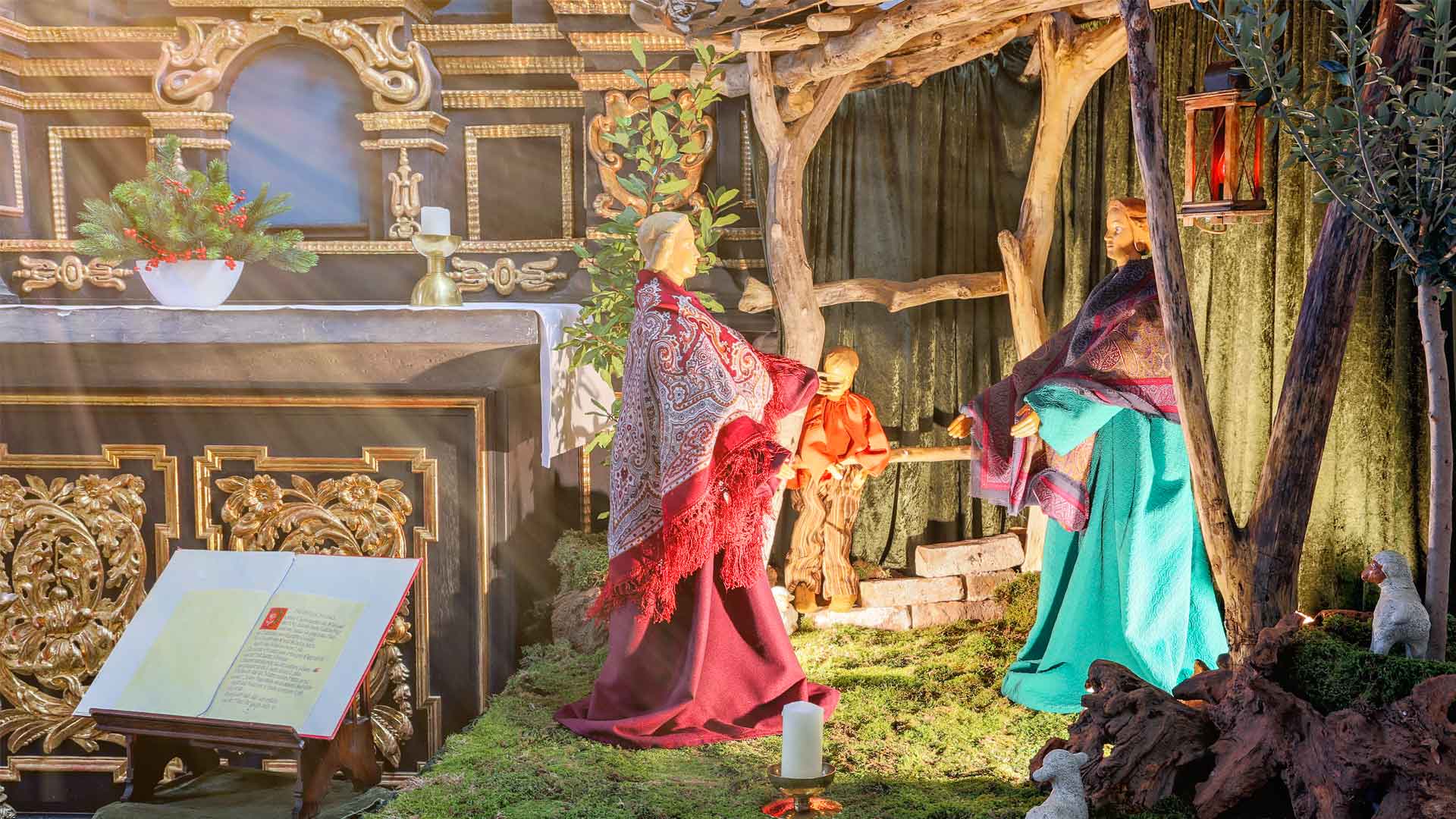 Krippe in der St. Panthaleon Kirche Unkel